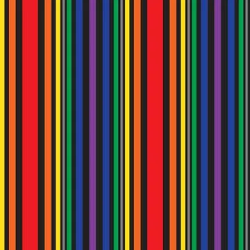 Rainbow Stripe seamless pattern background in vertical style Stock Illustration