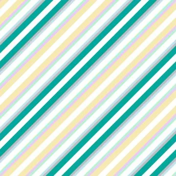 Rainbow Stripe seamless pattern background in diagonal style Stock Illustration