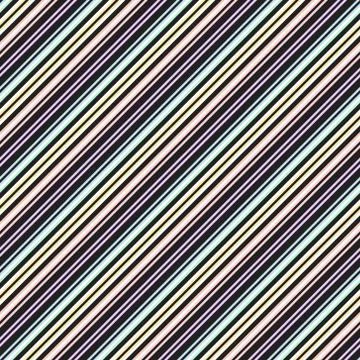 Rainbow Stripe seamless pattern background in diagonal style Stock Illustration