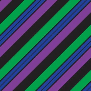 Rainbow Stripe seamless pattern background in diagonal style Stock Illustration