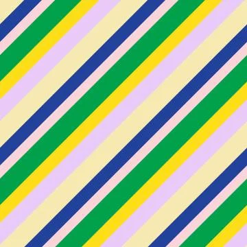 Rainbow Stripe seamless pattern background in diagonal style Stock Illustration