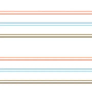 Rainbow Stripe seamless pattern background in horizontal style 库存插图