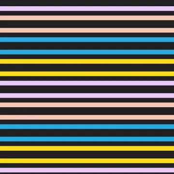 Rainbow Stripe seamless pattern background in horizontal style Illustrazione stock