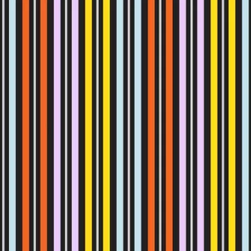 Rainbow Stripe seamless pattern background in vertical style Stock Illustration