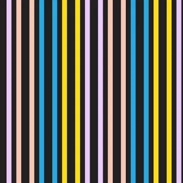 Rainbow Stripe seamless pattern background in vertical style Stock Illustration