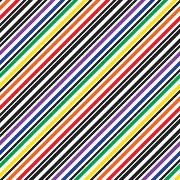 Rainbow Stripe seamless pattern background in diagonal style Stock Illustration