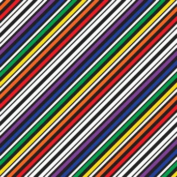 Rainbow Stripe seamless pattern background in diagonal style Illustrazione stock