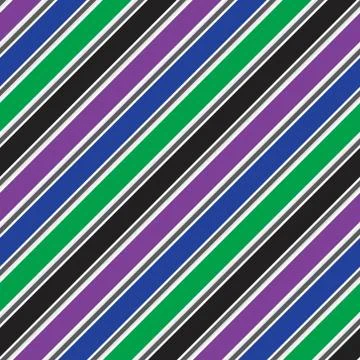 Rainbow Stripe seamless pattern background in diagonal style Stock Illustration