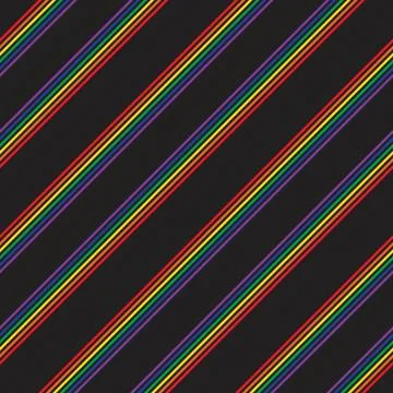 Rainbow Stripe seamless pattern background in diagonal style 스톡 일러스트