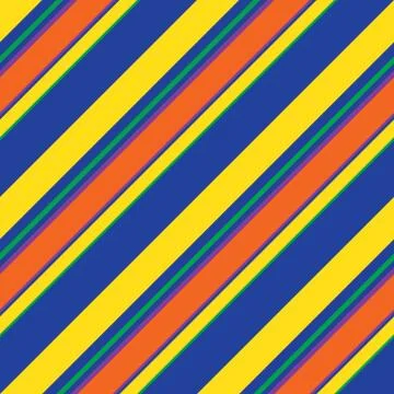 Rainbow Stripe seamless pattern background in diagonal style 스톡 일러스트