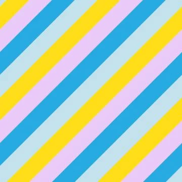 Rainbow Stripe seamless pattern background in diagonal style Stock Illustration