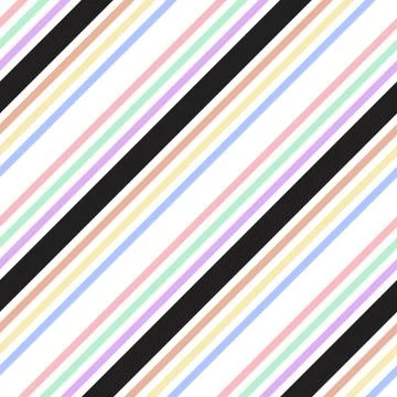 Rainbow Stripe seamless pattern background in diagonal style Illustrazione stock