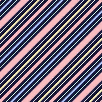 Rainbow Stripe seamless pattern background in diagonal style Stockillustratie