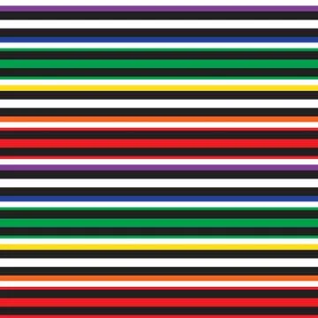 Rainbow Stripe seamless pattern background in horizontal style Stock Illustration