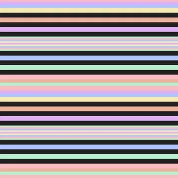 Rainbow Stripe seamless pattern background in horizontal style Illustrazione stock