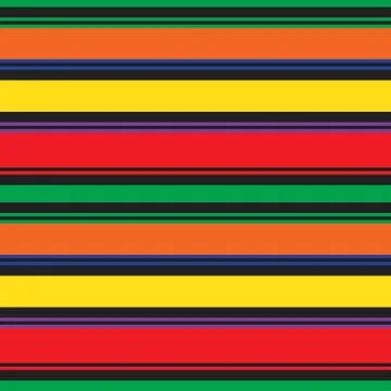 Rainbow Stripe seamless pattern background in horizontal style Illustrazione stock