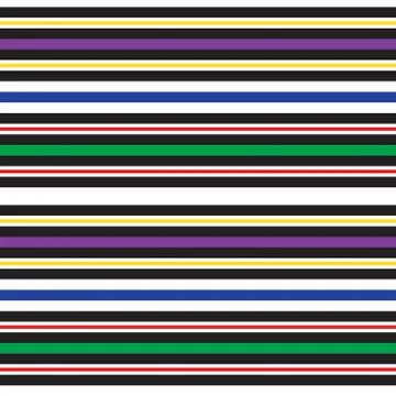 Rainbow Stripe seamless pattern background in horizontal style Stock Illustration