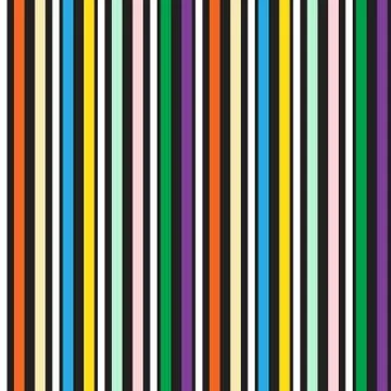 Rainbow Stripe seamless pattern background in vertical style Illustrazione stock