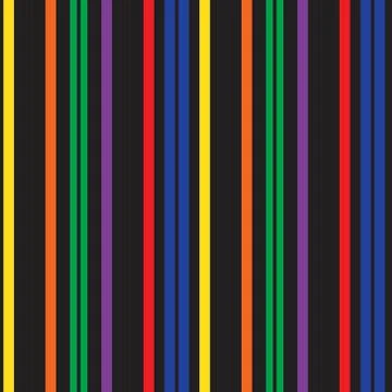 Rainbow Stripe seamless pattern background in vertical style Stock Illustration