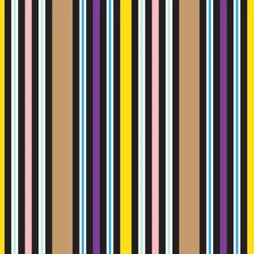 Rainbow Stripe seamless pattern background in vertical style Stock Illustration