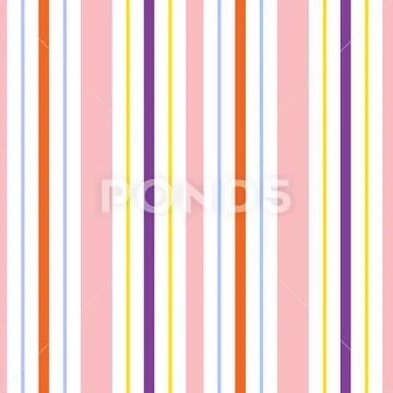 White Red Stripes White Red Seamless Pattern Vertical Stripes