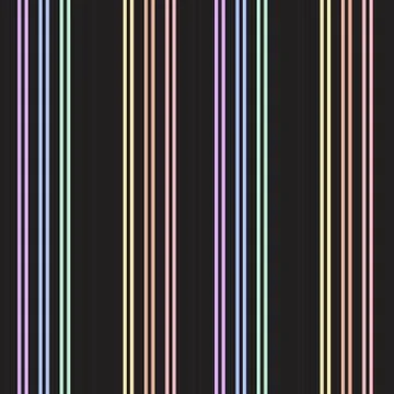 Rainbow Stripe seamless pattern background in vertical style Stock Illustration
