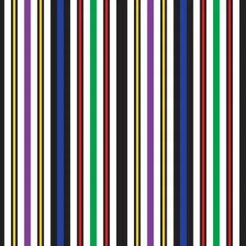 Rainbow Stripe seamless pattern background in vertical style Illustrazione stock