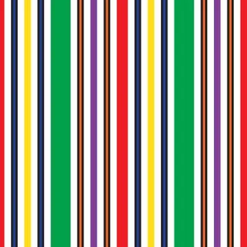 Rainbow Stripe seamless pattern background in vertical style Stockillustratie