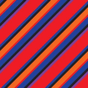Rainbow Stripe seamless pattern background in diagonal style Stock Illustration