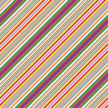 Rainbow Stripe seamless pattern background in diagonal style Illustrazione stock