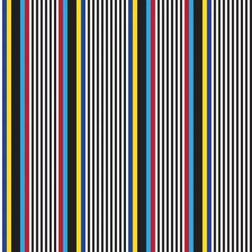 Rainbow Stripe seamless pattern background in vertical style Stock Illustration