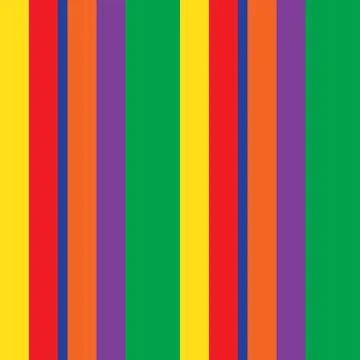 Rainbow Stripe seamless pattern background in vertical style Stock Illustration