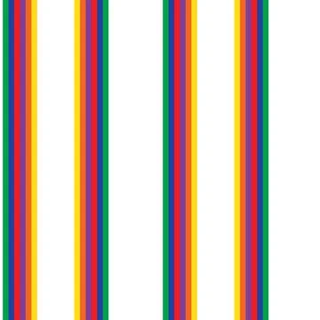 Rainbow Stripe seamless pattern background in vertical style Stock Illustration