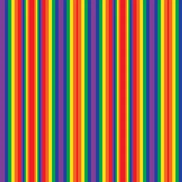Rainbow Stripe seamless pattern background in vertical style Stock Illustration