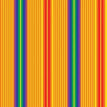 Rainbow Stripe seamless pattern background in vertical style Stock Illustration