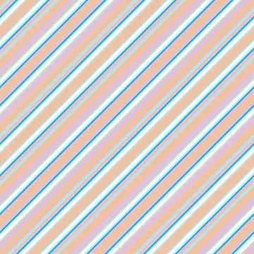 Rainbow Stripe seamless pattern background in diagonal style Illustrazione stock
