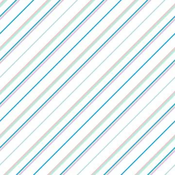 Rainbow Stripe seamless pattern background in diagonal style Stock Illustration