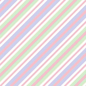 Rainbow Stripe seamless pattern background in diagonal style Stock Illustration