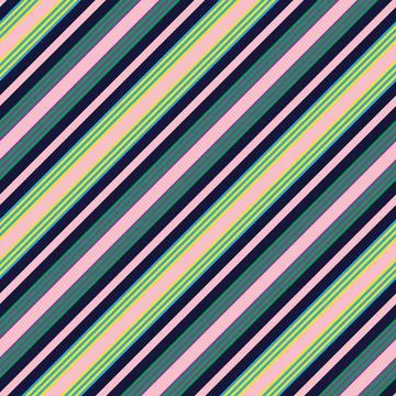 Rainbow Stripe seamless pattern background in diagonal style Stock Illustration