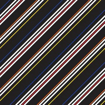 Rainbow Stripe seamless pattern background in diagonal style Stock Illustration