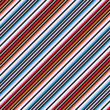 Rainbow Stripe seamless pattern background in diagonal style 스톡 일러스트