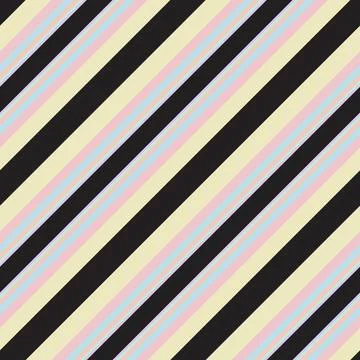 Rainbow Stripe seamless pattern background in diagonal style 库存插图