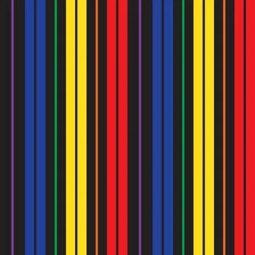 Rainbow Stripe seamless pattern background in vertical style Illustrazione stock