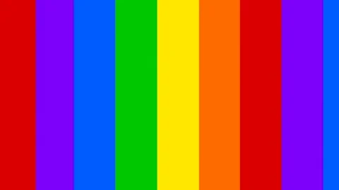 Rainbow striped animated background in lgbt colors Stock Footage 245436720