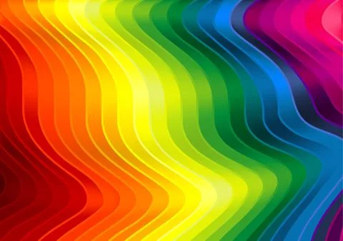 Rainbow Striped Texture Stock Illustration