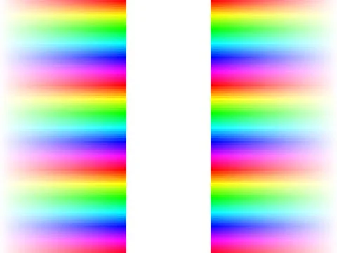 Rainbow stripes gradient with squares mosaic pattern, white background, vector 스톡 일러스트