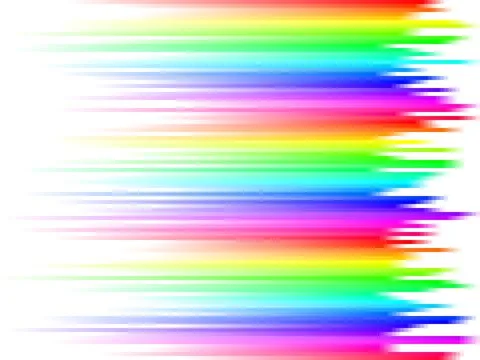 Rainbow stripes gradient with squares mosaic pattern, white background, vector Stock Illustration