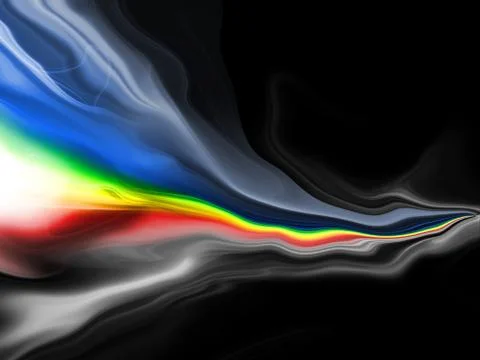 Rainbow stripes Stock Illustration