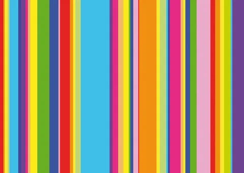 Rainbow stripes Stock Illustration