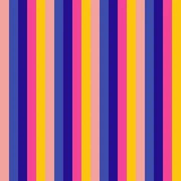 Rainbow stripes seamless pattern. Vector illustration. Stock Illustration